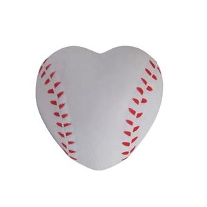 Gran oferta, pelota <span class=keywords><strong>de</strong></span> juguete <span class=keywords><strong>de</strong></span> corazón <span class=keywords><strong>de</strong></span> béisbol <span class=keywords><strong>de</strong></span> espuma PU suave para juguete blando antiestrés, regalo promocional - Product Image 1