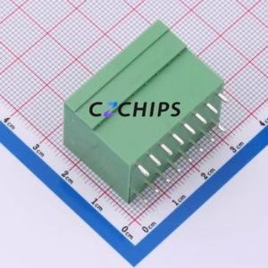 DB2EVH-3.81-2*8P-GN Plug-in Terminal Block Through hole,P=3.81mm Connector Board-to-Board / Socket - Closed 2x8P 3.81mm Green - Product Image 2