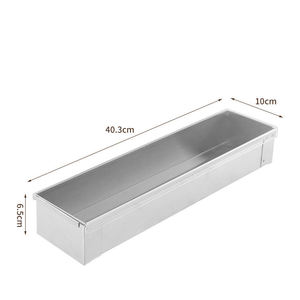 Stampo per torta tiramisù con apertura rettangolare in acciaio inossidabile addensato Cheesecake strumento per <span class=keywords><strong>pasticceria</strong></span> - Product Image 5