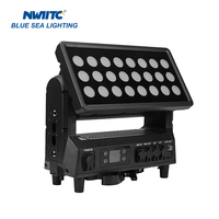 Proyector de Luz LED Móvil para Exteriores, Resistente al Agua IP65, 24x40W RGBW 4 en 1, para Bares, Bodas, Conciertos, Estadios, Discotecas, Eventos Nocturnos