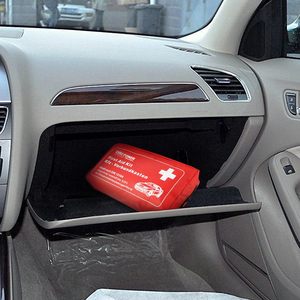 Kit de Primeiros Socorros para Carro Padrão Alemão <span class=keywords><strong>DIN</strong></span> <span class=keywords><strong>13164</strong></span> com Suprimentos Médicos Essenciais e Equipamentos de Autodefesa para Carro - Product Image 5