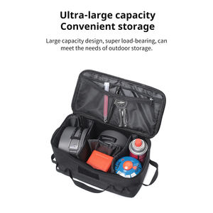 Custom Large Capacity Portable Waterproof Outdoor Camping Ground Tool <b>Bag</b> <b>with</b> Zipper Organizer Convenient Storage <b>Bag</b> - Product Image 5
