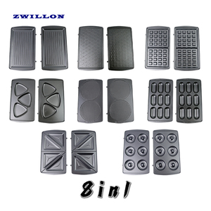 Fabricante <span class=keywords><strong>de</strong></span> Sandwicheras ZWILLON, Sandwichera 8 en 1 <span class=keywords><strong>de</strong></span> Alta Calidad para Hacer Sándwiches, Máquina para Freír Tocino - Product Image 3