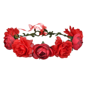 <span class=keywords><strong>Couronne</strong></span> florale de Nouvel An 2020, bandeau de <span class=keywords><strong>fleurs</strong></span> tendance <span class=keywords><strong>pour</strong></span> les filles, accessoires de <span class=keywords><strong>cheveux</strong></span> de <span class=keywords><strong>couronne</strong></span>, fête élégante - Product Image 5