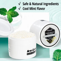 Poudre dentifrice blanchissante probiotique Keleek, contient du ginseng, de l'hydroxyapatite, de la menthe, sans fluor, rafraîchit l'haleine, nettoie et blanchit les dents