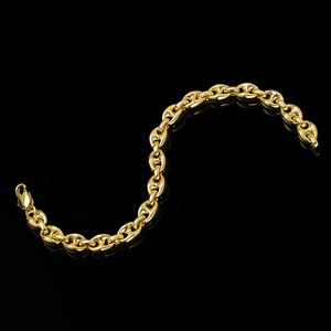 <span class=keywords><strong>Bijoux</strong></span> de <span class=keywords><strong>mode</strong></span> plaqués or 14K 18K, chaîne à maillons tendance, collier pour <span class=keywords><strong>homme</strong></span> style hip hop, collier Rolo - Product Image 4