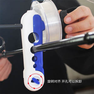 เครื่องม้วนสายเบ็ดตกปลาแบบพกพา ทำจากพลาสติก สำหรับตกปลาทะเล ชายหาด อุปกรณ์เสริมคันเบ็ด - Product Image 3