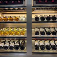 Armoire à vin électrique domestique et commerciale en acier inoxydable Présentoir réfrigéré à température constante pour hôtel