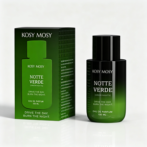 Kosy Mosy Luxury Lifestyle Market Notte Verde Underground <span class=keywords><strong>Jazz</strong></span> Club Muted Herbal Foliage Dense Cedar Mist 100ml Perfume para Hombre - Product Image 2