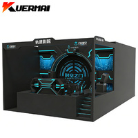 Cinéma volant mobile en conteneur extérieur, Théâtre de vol 7D à l'œil nu, Théâtre dynamique 5D, Théâtre immersif 9D 3D 12D à piste orbitale pour intérieur