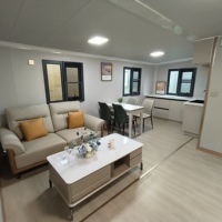 Maison préfabriquée modulaire amovible et portable, petite maison avec toutes les commodités pour le camping, bureau temporaire, séjour à la maison d'hôtes, chalet