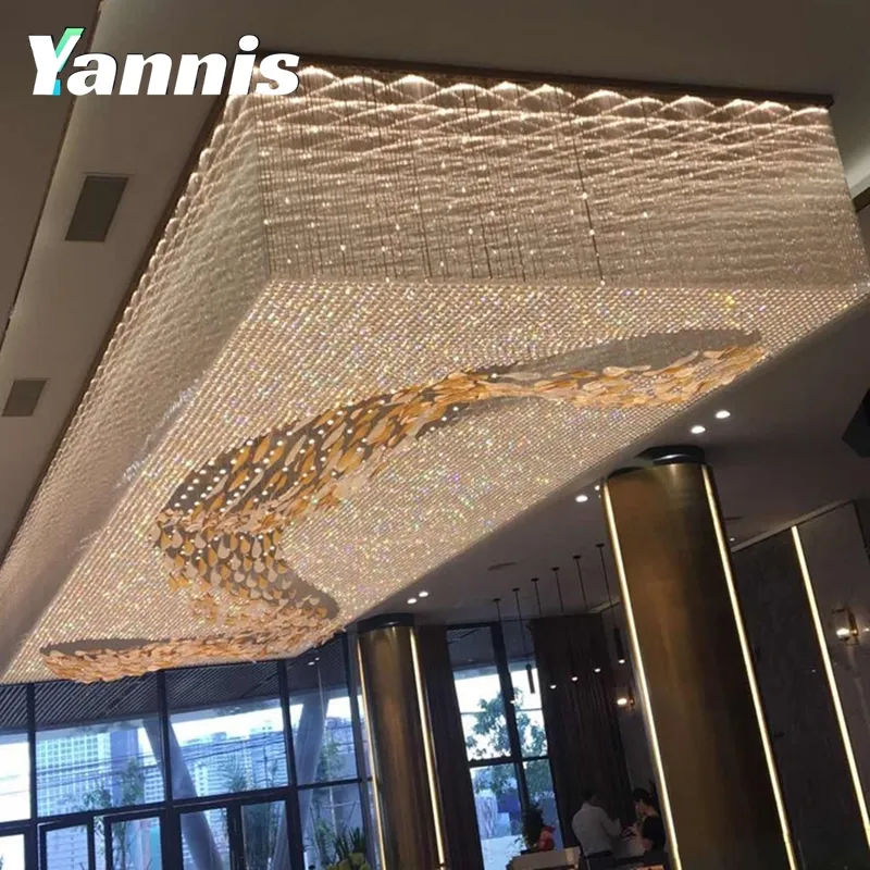 2023 Luxury Lights Modern Fiber Optic Table Lamp For Party K9 Crystal Chandelier hotel