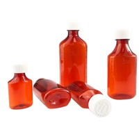 2oz 4oz 16oz Bouteilles de liquide médicinal en PET Bouteille de sirop contre la toux en plastique Bouteille pharmaceutique