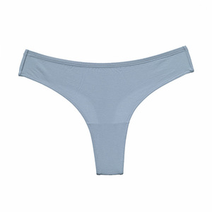 Culottes string sexy pour femmes, coupe haute, multicolores, en tricot uni Spandex/Nylon, antibactériennes, sans coutures, effet push-up - Product Image 6