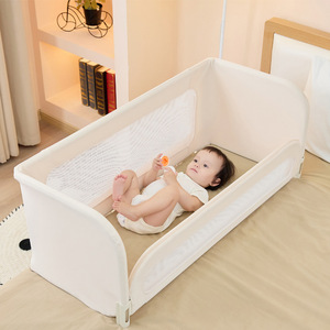 Choc Chick Nouveau Design Universel Anti-Chute Sans Perçage Convertible 2 en 1 <span class=keywords><strong>Barrière</strong></span> <span class=keywords><strong>de</strong></span> <span class=keywords><strong>Lit</strong></span> Bébé Pliable avec Côtés en Maille Certifié CE - Product Image 4