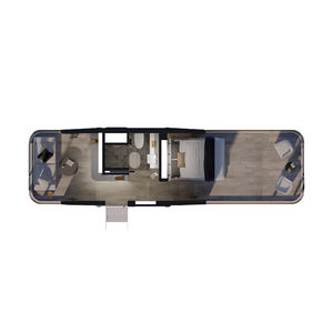 <span class=keywords><strong>Vente</strong></span> chaude Capsule spatiale en acier imperméable Camping Hôtel préfabriqué Maison prête à l'emploi - Product Image 5