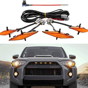 ไฟ LED DRL สำหรับกระจังหน้า Toyota 4Runner 12V สีส้ม ชุดไฟวิ่งกลางวันสำหรับกันชนหน้ารถบรรทุก - Product Image 1