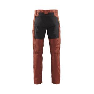 BLAKLADER - 145918455999C48 Service <b>trousers</b> with <b>stretch</b> Burned red/<b>Black</b> - EAN 7330509781159 WORK <b>TROUSERS</b> CARGO WORK <b>TROUSERS</b> - Product Image 2