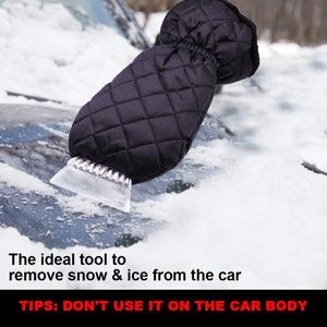 Durable Gants Chauds Grattoir pelle à <span class=keywords><strong>Neige</strong></span> Glace Brosse Suppression Hiver chaud gant Gant <span class=keywords><strong>de</strong></span> Grattoir <span class=keywords><strong>De</strong></span> Glace - Product Image 4