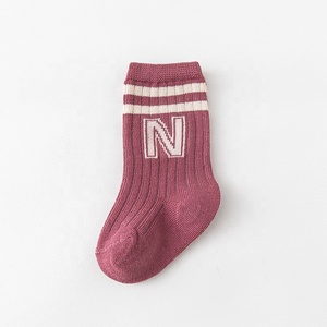 Calzini a tubo in cotone di prima qualità per neonati e bambini piccoli 0-3 anni, graziosi calzini lunghi per primavera e autunno, nuovi prodotti per neonati - Product Image 6
