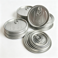 Couvercles en aluminium à ouverture facile pour poudre sèche, diamètres 62.5mm, 65.3mm, 72.9mm, 83.3mm, 105.1mm, avec anneau de traction, qualité alimentaire, vente en gros, pour boîtes de lait en poudre