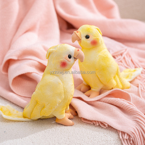Peluche Realistico di <span class=keywords><strong>Pappagallo</strong></span> Giallo, Simpatico Giocattolo di Peluche a Forma di <span class=keywords><strong>Pappagallo</strong></span>, <span class=keywords><strong>Regalo</strong></span> per Bambini - Product Image 1