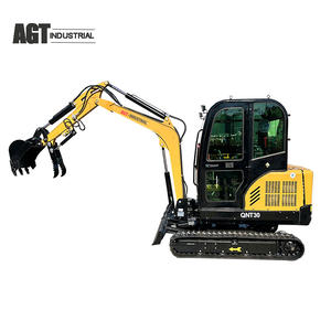 Excavatrice à cabine AGT de 3 tonnes avec moteur diesel, <span class=keywords><strong>mini</strong></span>-excavatrice AGT avec pince hydraulique - Product Image 5