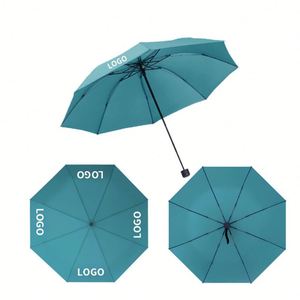 Wholesale Luxury Reverse Umbrella <b>Folding</b> Portable Custom Logo Manual Umbrella for Business - Product Image 2