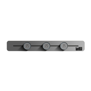 Movable Track <b>Socket</b> With Large Spacing Surface Mounted Sliding Power Rail For Home Dining Room Sideboard Fast Charging Power - Product Image 5
