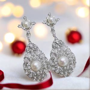 22513DIY Boucles d'oreilles en argent à double usage, en argent S925, avec perles de 4 à 7 mm, support vide pour perles, accessoires pour perles, support vide - Product Image 3