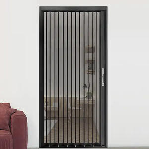 Porte <span class=keywords><strong>moustiquaire</strong></span> coulissante pliante en maille Jin Gang, type push-pull, <span class=keywords><strong>moustiquaire</strong></span> plate anti-moustiques - Product Image 3