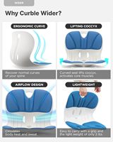 Curble Wider-Chaise de soutien dorsal ergonomique Soutien lombaire Correction de la posture Soulagement de la douleur dorsale Conception de modèle 3D moulée par injection