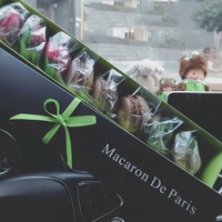 IMEE Custom Luxury Black 8-12 Stück 31x5,2x5 lange Macaron Fancy Chocolate Folding Paper Box Valentinstag Geschenk box
