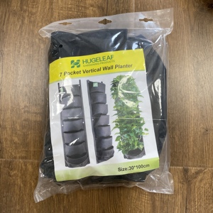 mur suspendu pots de tissu 10 gallon champignon plante pousser sacs 5 gallon jardin jardin planteur en plastique sac de culture - Product Image 6