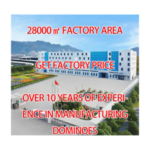 Precios directos de fábrica para <span class=keywords><strong>pedidos</strong></span> al por mayor Dominó de melamina empaquetado en juegos de mesa de caja de plástico - Product Image 4