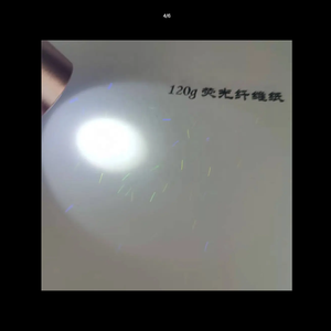 Papel de Seguridad Fluorescente UV de 120 Gramos al por Mayor, Resistente a la Humedad, de una Sola Cara, con Alto Brillo, Pulpa de Madera Virgen - Product Image 4