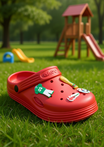 Sandali Zoccoli per Bambini Aitec Taglia 23 Rossi con Spille Animate Scarpe Estive per Ragazzi - Product Image 2