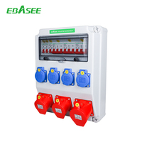EBASEE Boîte de prises industrielles EBX-P-01 étanche avec 2 prises CA IP54 16A/32A Courant nominal