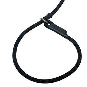 Correa de adiestramiento antitirones para perros, de nailon resistente con cadena en P, para perros medianos y grandes, control sin estrangulamiento para entrenamiento de obediencia. - Product Image 2