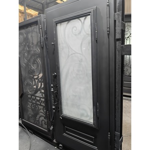 Puertas de hierro de alta calidad con vidrio Fábrica de China para ventas al por mayor - Product Image 1