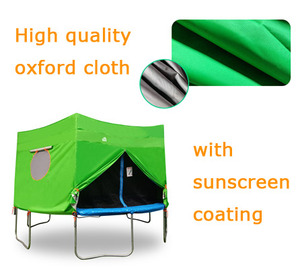 <strong>8FT</strong> Durable Polypropylene and PVC Material Garden <strong>Round</strong> Outdoor <strong>Trampoline</strong> <strong>Tent</strong> and Shade Cover for Boys and Girls - Product Image 6