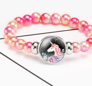 Faux Pearl Beads Unicorn Bracelets <strong>for</strong> <strong>Girls</strong> Unicorn <strong>Gifts</strong> <strong>for</strong> <strong>Girls</strong> Unicorn <strong>Birthday</strong> Party Favors Supplies - Product Image 3