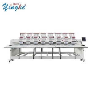 Yinghe Thương Hiệu YH-1208 Tám Đầu 12 Kim 400*500Mm Máy Thêu Máy Tính Được Sử Dụng Cho Ba Chức Năng Cap Phẳng T-Shirt - Product Image 6