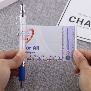 Stylo publicitaire en plastique avec drapeau rétractable, stylo à bannière déroulante, stylo à bille en papier économique avec logo personnalisé - Product Image 3