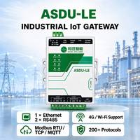 Gateway de Comunicación Inteligente ASDU-LE 4G WiFi MQTT ModbusTCP BACNET RS485 Dispositivo de Computación en Borde con Múltiples Puertos Seriales y Sistema Operativo Arm Linux