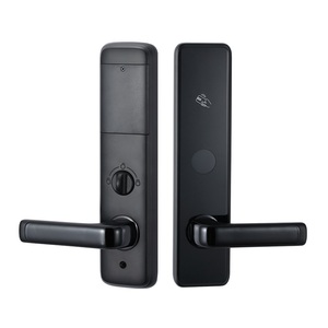 Serrure de porte à carte-clé pour la sécurité domestique, en alliage d'aluminium, anti-rouille, antivol, pour portes en bois massif/acier/métal - Product Image 1