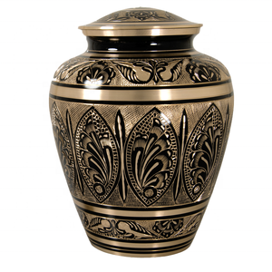 Urnes funéraires modernes en laiton gravé pour adultes, les plus vendues, luxueuses, faites à la main, étanches, au design élégant et personnalisable, style américain - Product Image 2