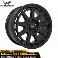 Jantes en alliage Sparco Gravel tout-terrain 17-18 pouces 5x108 5x120 pour Volvo XC40 Ford Bronco Sport Jeep Compass Toyota RAV4 BMW