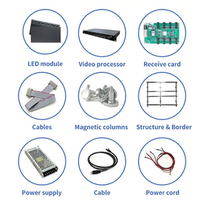 Display LED Flessibile Curvo per Interni a Colori Completi con Supporto per Animazioni, Impermeabile IP40 per Palchi di Concerti e Teatri - Product Image 4