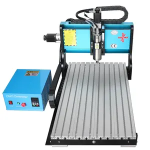 Mesin Router Cnc ukir kayu 6040, mesin Router Cnc kecil 3 sumbu kontrol komputer